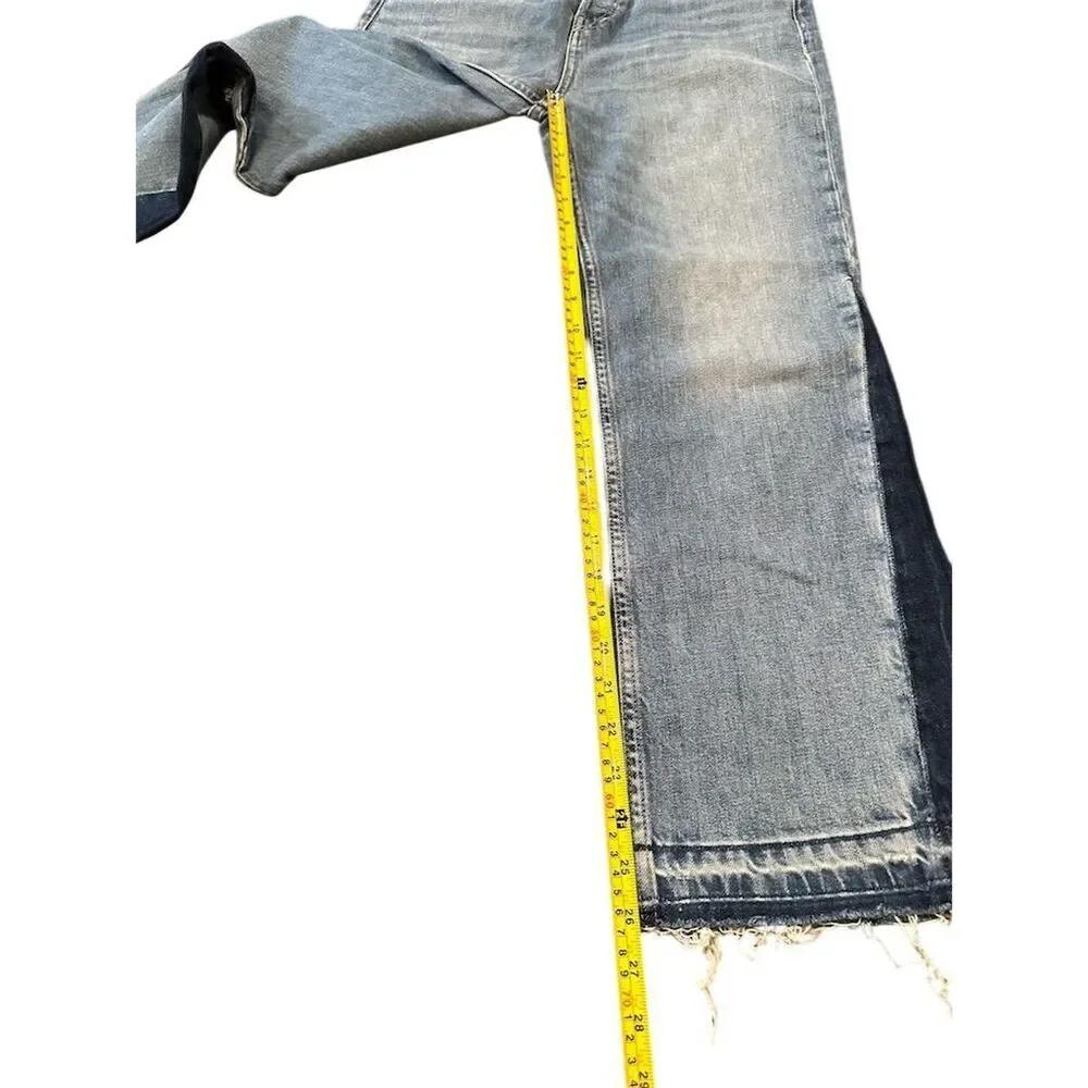 Hudson Faye Hrm Women's Wide-Leg Distressed Jeans Medium Blue Size M - Picture 7 of 15